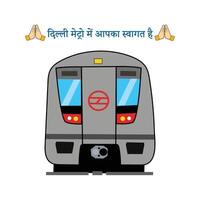 Delhi metro vector