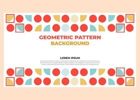 abstracte kleurrijke geometrische patroon achtergrond sjabloon vector