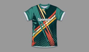 voetbal Jersey sjabloon sport t-shirt ontwerp. vector