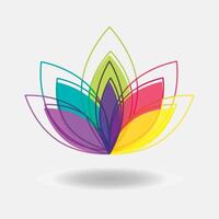 bloem icoon. lotus. spa logo ontwerp. vector iiilustratie