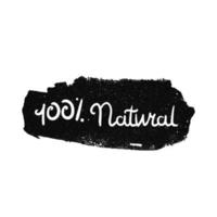 eco natuurlijke belettering vector