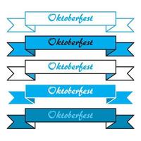 oktoberfest eenvoudige banners vector