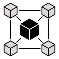 universeel verbinding icoon, interoperabiliteit icoon, gegevens sharing icoon, verenigbaar apparaten icoon. bewerkbare beroerte icoon. vector