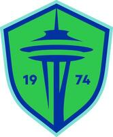 logo van de Seattle zoemers majoor liga voetbal Amerikaans voetbal team vector