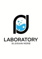 logo laboratorium idee vector logo ontwerp