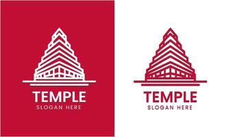 ai gegenereerd tempel logo icoon symbool kerk toren religie gebouw logo ontwerp minimalistische modern sjabloon vector