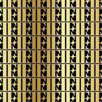 gouden naadloos meetkundig patroon. abstract achtergrond. vector illustratie.