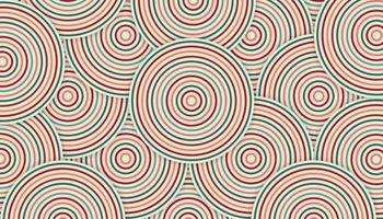 abstracte achtergrond met cirkelvormige lijnen in retro kleur vector