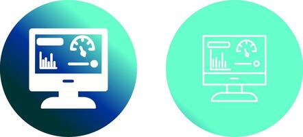 dashboard vector pictogram