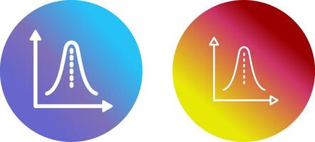 histogram vector icoon