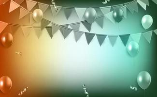 abstracte wazig decoratieve partij achtergrond met xmas confetti, verjaardag sjabloon voor verjaardagscadeaus, gefeliciteerd. vector illustratie