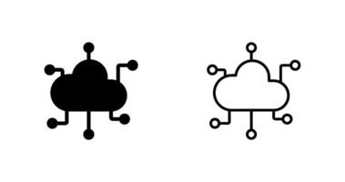 cloud computing vector icon