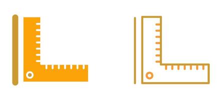 liniaal vector pictogram