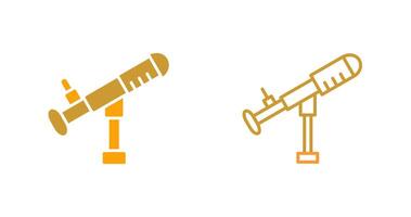 telescoop vector pictogram