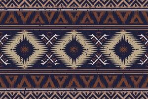 Navajo tribal vector naadloos patroon. inheems Amerikaans ornament. etnisch zuiden western decor stijl. boho meetkundig ornament. vector naadloos patroon. Mexicaans deken, tapijt. geweven tapijt illustratie