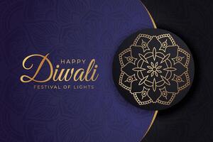 diwali - Indisch festival van lichten, ontwerp sjabloon voor ansichtkaarten, uitnodigingen, groet kaarten, affiches, flyers, achtergrond en banier ontwerpen. vector