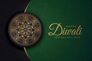 diwali - Indisch festival van lichten, ontwerp sjabloon voor ansichtkaarten, uitnodigingen, groet kaarten, affiches, flyers, achtergrond en banier ontwerpen. vector