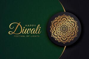 diwali - Indisch festival van lichten, ontwerp sjabloon voor ansichtkaarten, uitnodigingen, groet kaarten, affiches, flyers, achtergrond en banier ontwerpen. vector