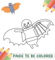 hand getekend kleuren boek voor kinderen vector