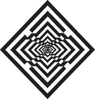 abstract nexus strak icoon ontwerp met meetkundig patronen in zwart Arabisch elegantie vector zwart logo ontwerp met elegant Arabisch Mens silhouet