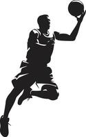 dunk godheid vector kunst voor basketbal speler pictogrammen lucht piek dunk vector logo voor verheffen basketbal pictogrammen