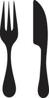 smaak fusie symbool vector ontwerp voor culinaire harmonie met vork en mes icoon culinaire harmonie kam vector logo ontwerp voor vork en mes icoon
