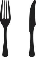 bestek elegantie kam vector ontwerp voor elegant culinaire symbool fijnproever gastronomie insigne vork en mes icoon in vector kunstenaarstalent