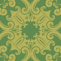 achtergrond wijnoogst mandala ornament tegels keramiek, meetkundig retro mozaïek- patroon vector