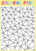 kleurplaten geometrische volwassenen ontspannen patroon abstract vector