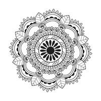 gemakkelijk cirkel mandala uniek bloem bloemen vector eps mandala patronen voor vrij downloaden