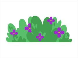 gras met bloemen achtergrond illustratie vector