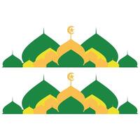 geïsoleerd moskee icoon Aan een wit achtergrond, Ramadan kareem. abstract illustratie van gemakkelijk icoon in vlak stijl. grafisch ontwerp sjabloon elementen met religieus en geestelijk thema's vector