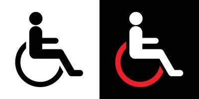symbool teken. nps rolstoel beschikbaar teken. eps 10 vector