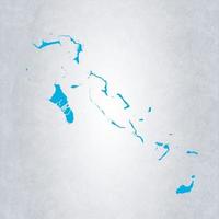 Bahama's kaart met vlag vector