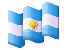 universeel 3d golvend vlag in de wind nationaal symbool voor land en regio in de wereldwijd vector