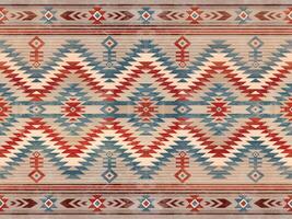 inheems Amerikaans Indisch ornament patroon meetkundig etnisch textiel structuur tribal aztec patroon Navajo Mexicaans kleding stof naadloos decoratie mode vector