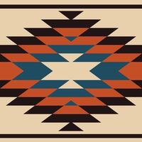 inheems Amerikaans Indisch ornament patroon meetkundig etnisch textiel structuur tribal aztec patroon Navajo Mexicaans kleding stof naadloos decoratie mode vector