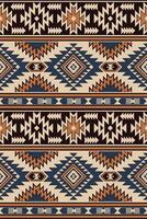 inheems Amerikaans Indisch ornament patroon meetkundig etnisch textiel structuur tribal aztec patroon Navajo Mexicaans kleding stof naadloos decoratie mode vector