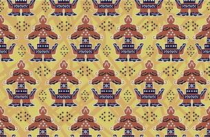 Indonesisch batik motieven met heel kenmerkend, exclusief fabriek patronen. eps 10 vector