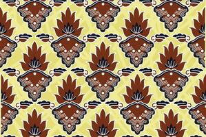 Indonesisch batik motieven met heel kenmerkend, exclusief fabriek patronen. eps 10 vector