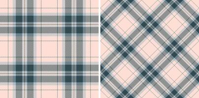 patroon naadloos van achtergrond plaid controleren met een textiel Schotse ruit kleding stof textuur. vector