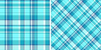 naadloos controleren van structuur plaid textiel met een Schotse ruit achtergrond patroon kleding stof. vector