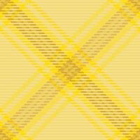 uniform achtergrond textuur, echt kleding stof naadloos plaid. meetkundig patroon textiel Schotse ruit controleren in geel en goud kleuren. vector