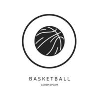 logo ontwerp voor bedrijf. basketbal logo's. vector