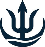 drietand minimalistische logo vector