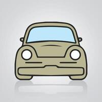 auto pictogrammen, wijnoogst auto's, uniek pictogrammen, en een auto logo met een zilver achtergrond, illustratie vector