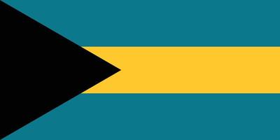 vlag van de Bahamas vector