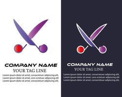 unieke logo-ontwerpsjabloon vector