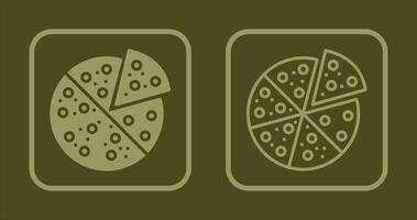 pizza slice pictogram vector