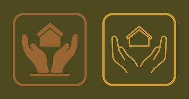 huis verzekering pictogram vector